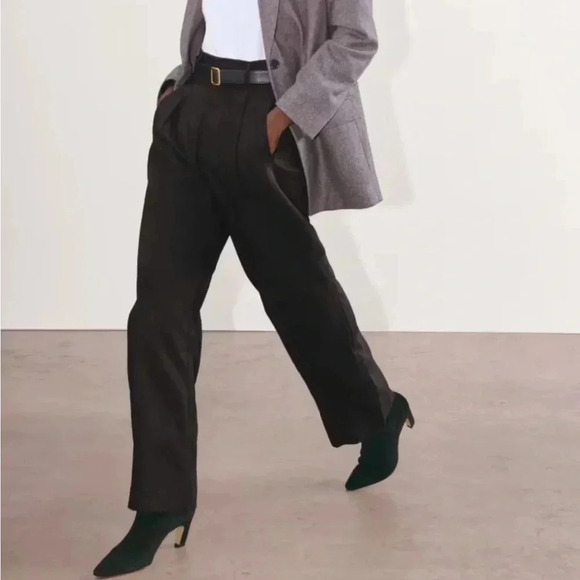 NWT Everlane Black Way High Drape Pant size 4 - Picture 6 of 9